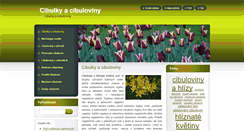 Desktop Screenshot of cibuloviny.com