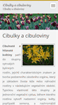 Mobile Screenshot of cibuloviny.com