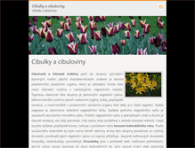 Tablet Screenshot of cibuloviny.com